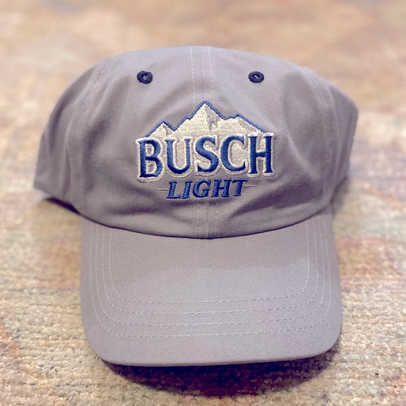 New!! Busch Light Signature Logo Stitched Adjustable Hat - Picture 3 of 7
